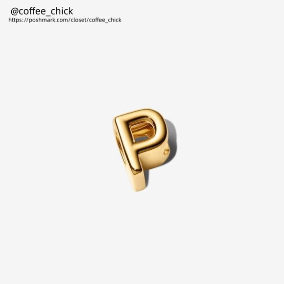 Pandora Letter P Alphabet Mini Charm|Pendant - Picture 2 of 5